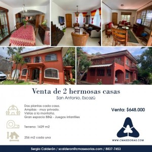 Casas-VENTA DE DOS HERMOSAS CASAS